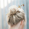 6Pcs 6 Styles Alloy Hair Pin AJEW-FH0006-17-6