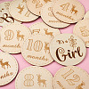 Basswood Milestone Cards WOOD-TA0001-41B-14