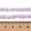 Ombre Effect Dyed Glass Beads Strands GLAA-I059-01A-4