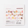 Letter DIY PVC Label Paster Picture Stickers AJEW-L058-23-4