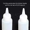 Plastic Glue Bottles DIY-BC0009-04-4