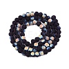 Transparent Glass Beads Strands EGLA-A044-T6mm-MB15-3