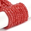Baking Paint Imitation Jade Glass Bead Strands DGLA-A034-J2MM-A32-1