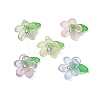 30Pcs 5 Colors Plastic & Acrylic Pendants PALLOY-JF03053-02-S-1