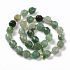 Natural Green Aventurine Beads Strands G-G990-F03-3