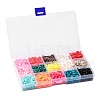 150G 15 Colors Handmade Polymer Clay Beads CLAY-JP0001-12-6mm-8