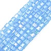 Electroplate Glass Beads Strands EGLA-D018-4x4mm-41-1
