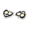 Alloy Enamel Pendants ENAM-D050-12P-3