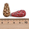 Czech Pressed Glass Beads GLAA-I061-03-3