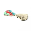 Zinc Alloy Enamel Pendants ENAM-TAC0021-21B-04-2