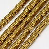 Electroplate Non-magnetic Synthetic Hematite Beads Strands G-J165-4mm-02-1
