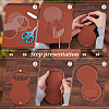 DIY Leather Coin Purse Acrylic Templates FIND-WH0420-105C-4