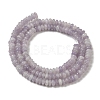 Natural Lepidolite/Purple Mica Stone Beads Strands G-K343-C03-02-3