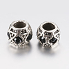 Tibetan Style Alloy Rhinestone European Beads PALLOY-F200-05C-1