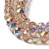 AB Color Plated Transparent Electroplate Beads Strands X-EGLA-H104-06F-3