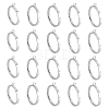 10Pcs 5 Style 304 Stainless Steel Finger Ring Settings STAS-UN0031-53-1