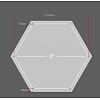 Acrylic Transparent Pressure Plate DIY-WH0158-46F-1
