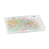 40Pcs 10 Colors Acrylic Glass Pendants PALLOY-FS00018-6