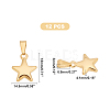 Unicraftale 304 Stainless Steel Charms STAS-UN0013-46G-5