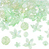 94Pcs 4 Styles Transparent Acrylic Beads TACR-TA0001-84-3