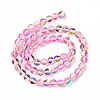 Synthetic Moonstone Beads Strands G-E573-02A-17-3