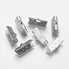 304 Stainless Steel Ribbon Crimp Ends STAS-G174-09P-1
