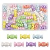40Pcs UV Plating Opaque Acrylic Beads OACR-FS0002-27-1