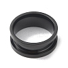 201 Stainless Steel Grooved Finger Ring RJEW-WH0004-32A-EB-2