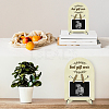 Arch Shape Wood Announcement Picture Frame Stand DJEW-WH0070-008-4