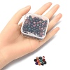 130Pcs Dyed Natural Multi-Color Agate Beads Strands G-YW0001-29A-4