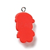 Christmas Opaque Resin Pendants RESI-G043-A03-3