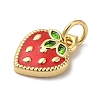 Rack Plating Brass Enamel Charms KK-B092-25G-2