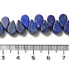 Natural Lapis Lazuli Dyed Beads Strands G-B064-B20-5