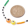 Resin Evil Eye & Glass Seed Beaded Jewelry Set SJEW-MZ00001-6