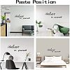 PVC Quotes Wall Sticker DIY-WH0200-009-3