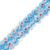 Handmade Millefiori Lampwork Beads Strands LAMP-G164-11D-1