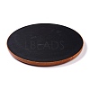 Flat Round Wood Pesentation Jewelry Display Tray ODIS-P008-20B-5