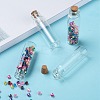 Glass Jar Glass Bottle for Bead Containers CON-E008-60x16mm-5
