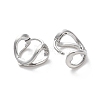 Rack Plating Brass Hoop Earrings EJEW-S241-24P-2