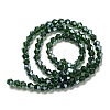 Transparent Electroplate Glass Beads Strands EGLA-A039-T2mm-A25-2