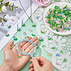 8 Bags 8 Colors Transparent Glass Beads GLAA-HS0001-24-3