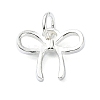 925 Sterling Silver Bowknot Charms STER-M119-05C-S-1