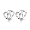 Rack Plating Brass Hoop Earrings EJEW-S241-24P-1