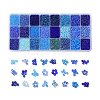 600G 24 Colors Glass Seed Beads SEED-JP0008-05-3mm-1
