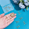 10Bags Brass Toggle Clasps KK-ME0002-40-3