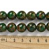Synthetic Gold Clinquant Stone Beads Strands G-P549-A01-03D-5