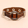 Punk Cowhide Cord Bracelets for Men FS-WGC8E28-01-3