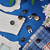 Zinc Alloy Enamel Cufflinks BUTT-GL0001-12-5
