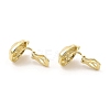 Alloy Clip-on Earring Findings FIND-L015-008G-2