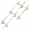 Handmade Plastic Pearl Heart Beaded Chains CHC-C026-02-1